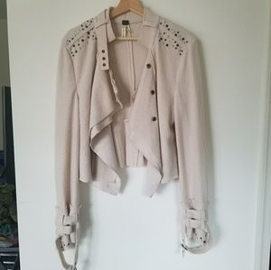 Free People studded Moto jacket